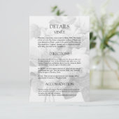 Isabella Rozen Wedding Guest — Kaart details (Staand voorkant)