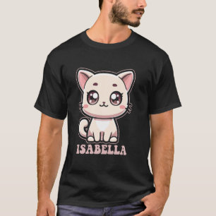 Isabella Schattig Kitty Kat Ontwerp voor Meisjes N T-shirt