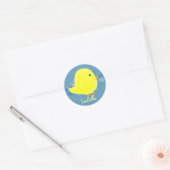 Isabella Schattige Baby Chick Sticker (Envelop)