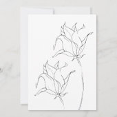 Isabella Simple Wedding Table Seating Chart (Achterkant)