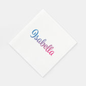 Isabella Stylish Cursive Servetten (Hoek)