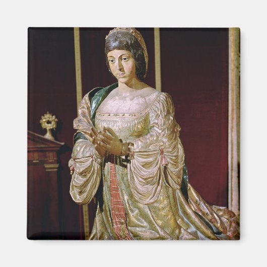 Isabella van Castilla in Prayer, 1520-22 Magneet (Voorkant)