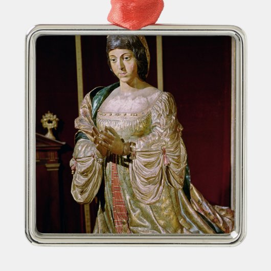 Isabella van Castilla in Prayer, 1520-22 Metalen Ornament (Voorkant)