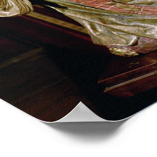 Isabella van Castilla in Prayer, 1520-22 Poster (Hoek)