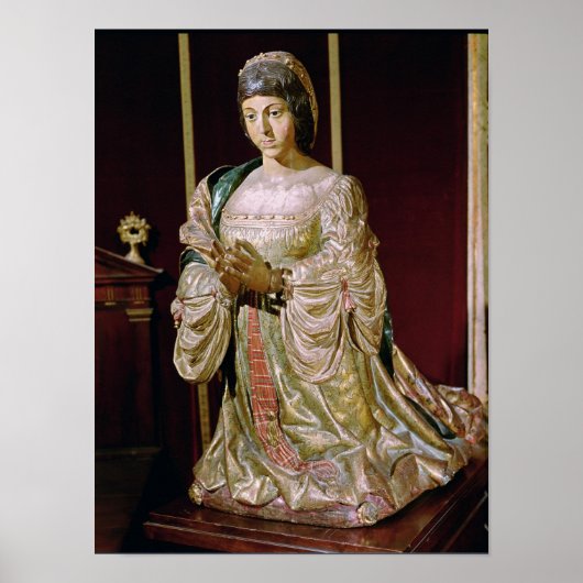 Isabella van Castilla in Prayer, 1520-22 Poster (Voorkant)
