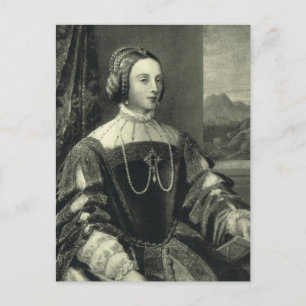 Isabella van Portugal Briefkaart