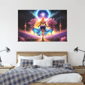 Isabella's moskee canvas afdruk (Insitu (Slaapkamer))