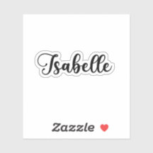 Isabelle Name - Handgeschreven kalligrafie