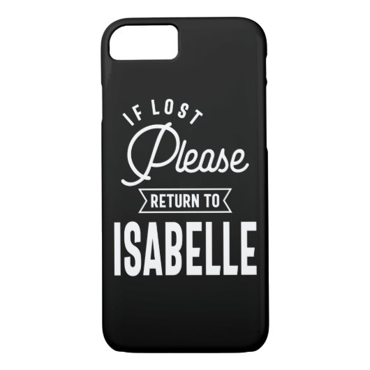 Isabelle Personalised Name Birthday Gift Case-Mate iPhone Case (Achterkant)