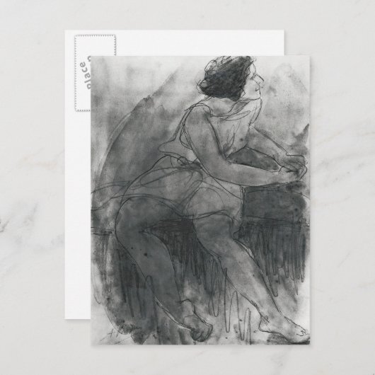 Isadora Duncan Briefkaart (Voorkant / Achterkant)