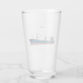 Isadora glas (Achterkant)