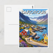 Ísafjörður Norway Postcard Briefkaart (Voorkant / Achterkant)