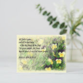 Isaiah40:6...8 briefkaart (Staand voorkant)