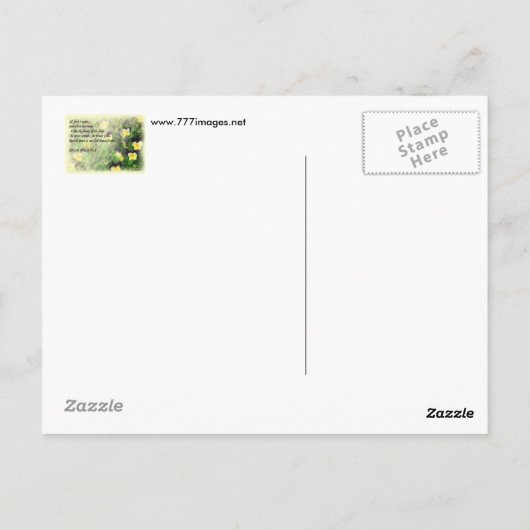 Isaiah40:6...8 briefkaart (Achterkant)