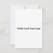 Isaiah 10:33 KJV Bijbel Verse Pic Flat Greeting Kaart (Achterkant)