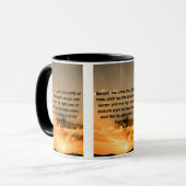 Isaiah 10:33 KJV Bijbelverse Pic Two-Tone Mok (Voorkant links)