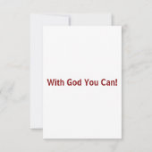 Isaiah 10:33 KJV Bijbelverse platte groet Kaart (Achterkant)