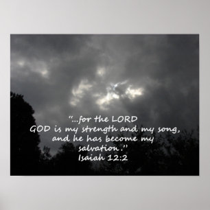"Isaiah 12:2" door Carter L. Shepard Poster
