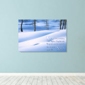 Isaiah 1:18 Inspirerend Canvas Afdruk (Insitu (Houten vloer))