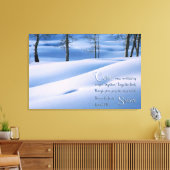 Isaiah 1:18 Inspirerend Canvas Afdruk (Insitu (Woonkamer))