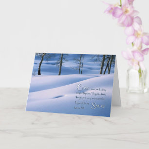 Isaiah 1:18 Inspirerend Kaart