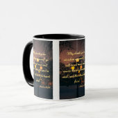 Isaiah 1:5 KJV Bijbelscriptie Pic Two-Tone Mok (Voorkant links)