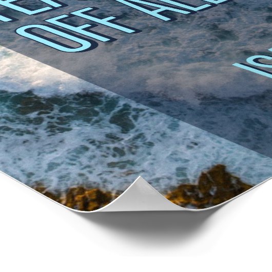 Isaiah 25:8 Bijbelversie Poster (Hoek)