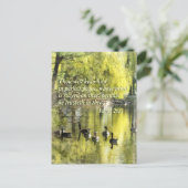 Isaiah 26-3.. die je verwelkt houdt hem in perfect briefkaart (Staand voorkant)