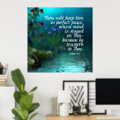 Isaiah 26:3 poster (Thuiskantoor)