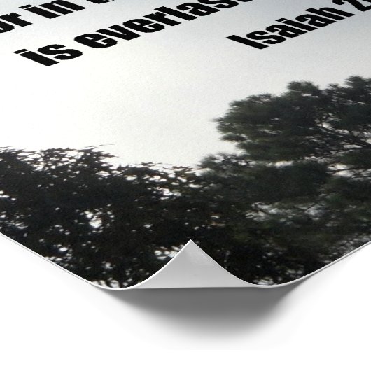 Isaiah 26:4 poster (Hoek)