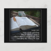 Isaiah 26v3 - Perfecte vrede - Bijbel Flyer (Voorkant)