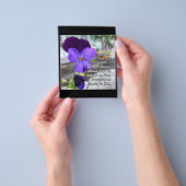 Isaiah 26v3 - Perfecte vrede - Bloem Flyer (Hand)