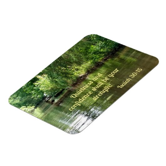 Isaiah 30:15 De rust en het vertrouwen zijn Magneet (Linkerzijde)