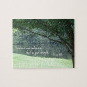 Isaiah 30:15 De rust en het vertrouwen zullen.... Legpuzzel (Horizontaal)