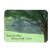 Isaiah 30:15 De rust en het vertrouwen zullen.... Magneet (Horizontaal)