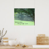 Isaiah 30:15 De rust en het vertrouwen zullen.... Poster (Keuken)