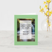 Isaiah 30:15 In rust en vertrouwen moet Kaart (Gele Bloem)