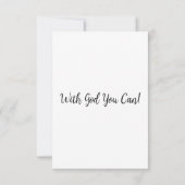 Isaiah 30:1 KJV Bijbel verse Pic Flat Wenskaart Kaart (Achterkant)