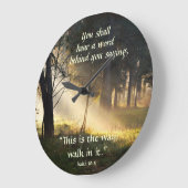 Isaiah 30:21: "Dit is de weg, loop erin." Grote Klok (Hoek)