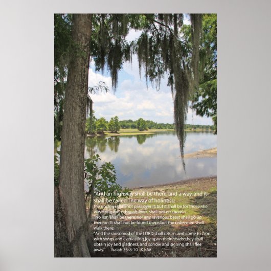 Isaiah 35:8-10 poster (Voorkant)