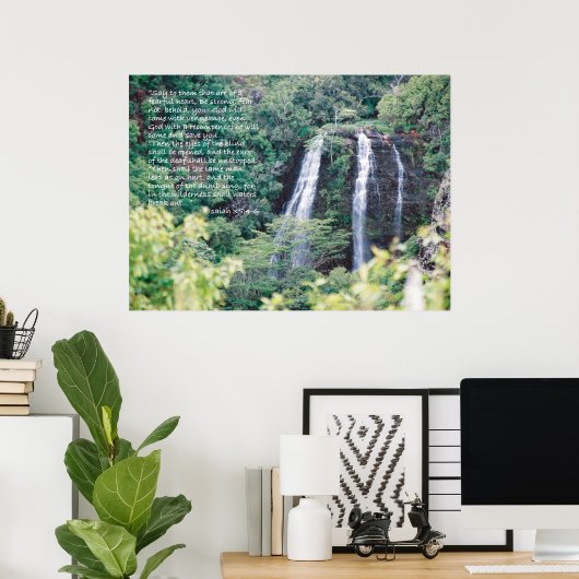 Isaiah 35 poster (Thuiskantoor)