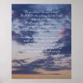 Isaiah 40;28-31 - Inspirerend Poster (Voorkant)