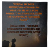 Isaiah 40:29 tegeltje (Voorkant)