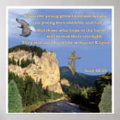 Isaiah 40:30-31 poster (Voorkant)