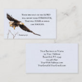Isaiah 40:31 Bald Eagle Christelijke Bijbelverse Visitekaartje (Voorkant / Achterkant)
