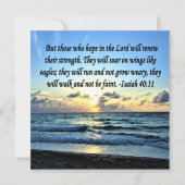 ISAIAH 40:31 BIBLIOTHEEK KAART (Voorkant)