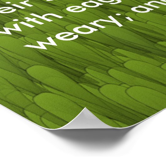 Isaiah 40:31 Bijbel Verse Eagle Poster (Hoek)