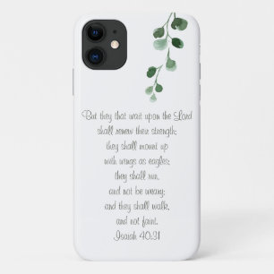 Isaiah 40:31 Bijbel Verse Shabby Chic Phone Case