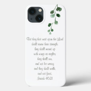 Isaiah 40:31 Bijbel Verse Shabby Chic Phone Case