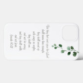 Isaiah 40:31 Bijbel Verse Shabby Chic Phone Case (Achterkant (horizontaal))